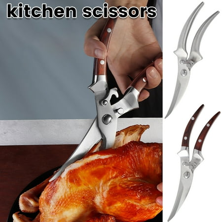 Welpettie Kitchen Scissors Stainless Steel Poultry Shears with Safety Lock Large Kitchen Shears Kitchen Accessories
Welpettie Kitchen Scissors Stainless Steel Poultry Shears with Safety Lock Large Kitchen Shears Kitchen Accessories