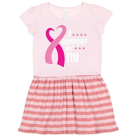 Inktastic Breast Cancer Awareness I Support My Titi with Pink Ribbon Gift Toddler Girl Dress
Inktastic Breast Cancer Awareness I Support My Titi with Pink Ribbon Gift Toddler Girl Dress