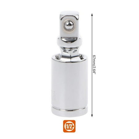 GLFILL Universal Joint 360 Deg Ratchet Angle Extension Bar Socket Adapter 1/4 3/8 1/2
GLFILL Universal Joint 360 Deg Ratchet Angle Extension Bar Socket Adapter 1/4 3/8 1/2