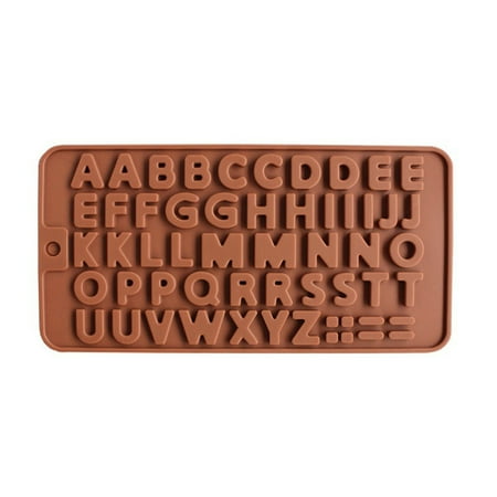 EJWQWQE 26 Letter Silicone Chocolate Cake Mould Crafts Cookie Candy Ice