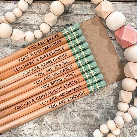 Affirmation Pencil Set Wood Color Encourage Copywriting Pencil Set Positive Energy Copywriting 10 Pencils No Worries After the Sale
Affirmation Pencil Set Wood Color Encourage Copywriting Pencil Set Positive Energy Copywriting 10 Pencils No Worries After the Sale