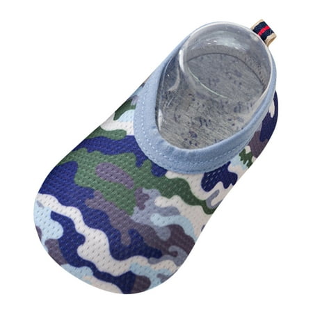WZHKSN Baby Boys Girls Toddler Blue Soft Sole Casual Shoes M\14.5