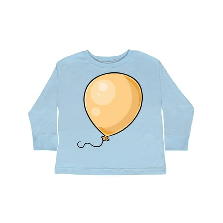 Inktastic Yellow Balloon Gift Toddler Boy or Toddler Girl Long Sleeve T-Shirt