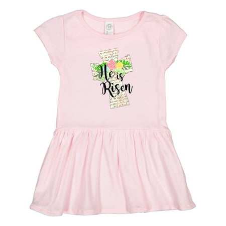 Inktastic He is Risen Cross with Script and Flowers Gift Toddler Girl Dress
Inktastic He is Risen Cross with Script and Flowers Gift Toddler Girl Dress