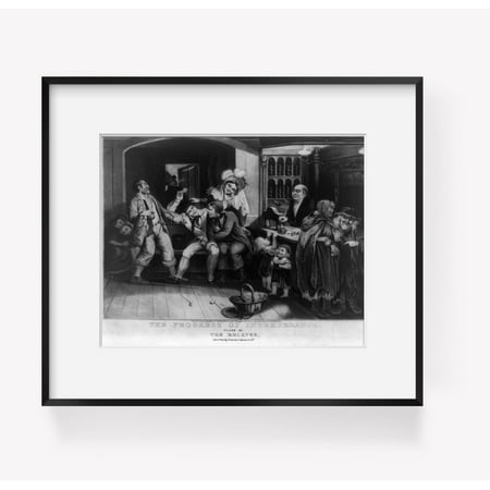 Photo: Progress of intemperance: plate III. the relapse drinking c1841 Currier &
Photo: Progress of intemperance: plate III. the relapse drinking c1841 Currier &
