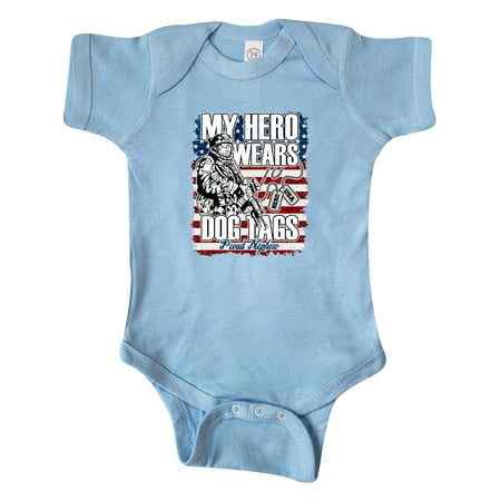 Inktastic Military Proud Nephew of Soldier USA Flag Gift Baby Boy Bodysuit