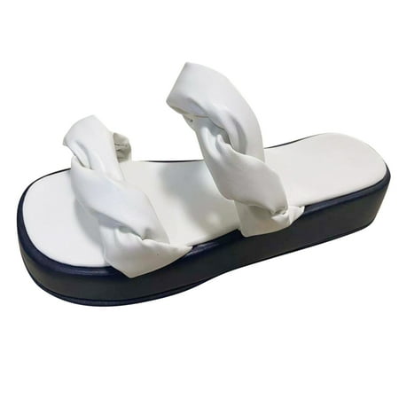 zttd summer womens ladies flat platform slippers casual round toe slip on shoes women s slipper a
zttd summer womens ladies flat platform slippers casual round toe slip on shoes women s slipper a