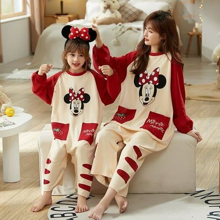 Sanrios Hellokitty Girls Cute Cartoon Sweet Children s Pajamas Mother Daughter Cotton Home Furnishings Parent Child Bodysuit Set
Sanrios Hellokitty Girls Cute Cartoon Sweet Children s Pajamas Mother Daughter Cotton Home Furnishings Parent Child Bodysuit Set