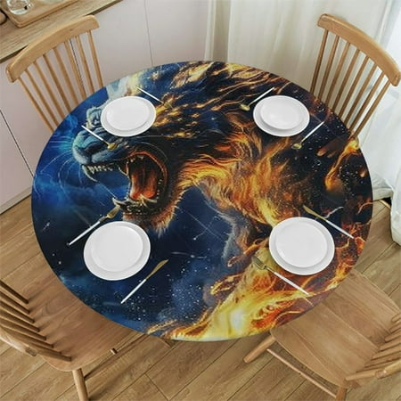 BCIIG Beast Fire Ice Round Table Cover Stain Resistant Washable Indoor Outdoor Tablecloth Kitchen Dining Wedding Parties 100% Polyester Fiber 31-35
BCIIG Beast Fire Ice Round Table Cover Stain Resistant Washable Indoor Outdoor Tablecloth Kitchen Dining Wedding Parties 100% Polyester Fiber 31-35