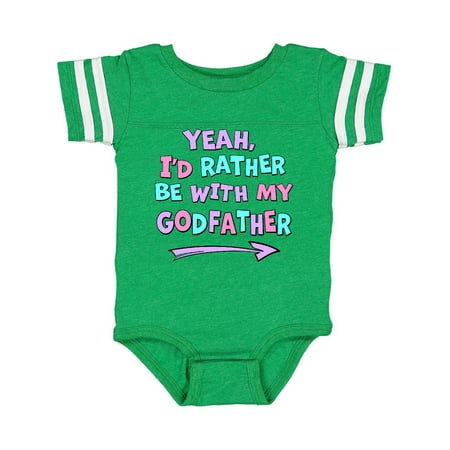 Inktastic Yeah I d Rather be with My Godfather in Pink Blue and Purple Gift Baby Boy or Baby Girl Bodysuit
Inktastic Yeah I d Rather be with My Godfather in Pink Blue and Purple Gift Baby Boy or Baby Girl Bodysuit