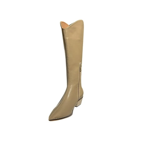 Daeful Women Knee High Boot Pointed Toe Western Cowgirl Boots V Cut Winter Shoes Casual Comfort Office Beige with Warm Lined 7.5
Daeful Women Knee High Boot Pointed Toe Western Cowgirl Boots V Cut Winter Shoes Casual Comfort Office Beige with Warm Lined 7.5