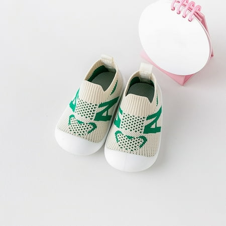 Entyinea Toddler Shoes Hollow Out Breathable Socks Shoes Soft Sole Non Slip Wear Out Toddler Baby Boy Sandals 3-6 Months Green 6
Entyinea Toddler Shoes Hollow Out Breathable Socks Shoes Soft Sole Non Slip Wear Out Toddler Baby Boy Sandals 3-6 Months Green 6