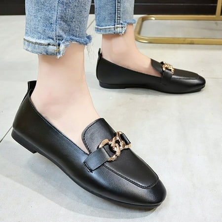 ERTUTUYI Women s Spring Autumn Shoes Square Head Flat Bottom Casual Shoes Single Shoes Black 37
ERTUTUYI Women s Spring Autumn Shoes Square Head Flat Bottom Casual Shoes Single Shoes Black 37