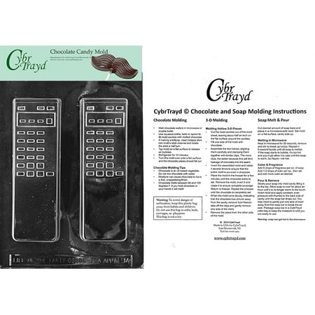 Remote Control Chocolate Candy Mold with Exclusive Cybrtrayd Copyrighted Molding Instructions
Remote Control Chocolate Candy Mold with Exclusive Cybrtrayd Copyrighted Molding Instructions