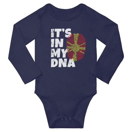 It s In My Macedonian DNA Baby Long Sleeve Bodysuits Unisex Gifts (Navy 24 Months)
It s In My Macedonian DNA Baby Long Sleeve Bodysuits Unisex Gifts (Navy 24 Months)