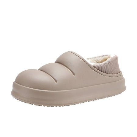 Chiccall Waterproof Plush Slippers Unisex Comfortable Warm Lining Thick Cotton Shoes Non-Slip and Cold-Proof Slippers Indoor Outdoor House Slippers for Women Men on Clearance
Chiccall Waterproof Plush Slippers Unisex Comfortable Warm Lining Thick Cotton Shoes Non-Slip and Cold-Proof Slippers Indoor Outdoor House Slippers for Women Men on Clearance