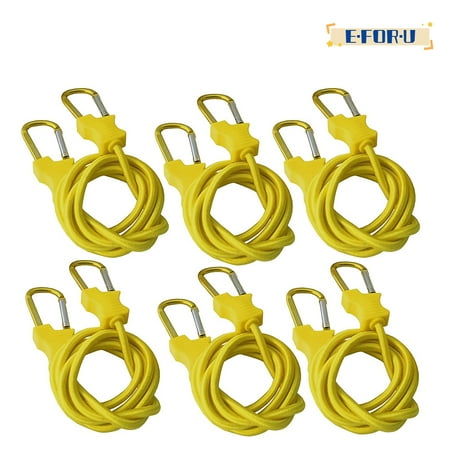 Carabiner Bungee Cord - 60 & 36 | Premium Heavy Duty Elastic Tie Down Straps with Superior Latex
Carabiner Bungee Cord - 60 & 36 | Premium Heavy Duty Elastic Tie Down Straps with Superior Latex