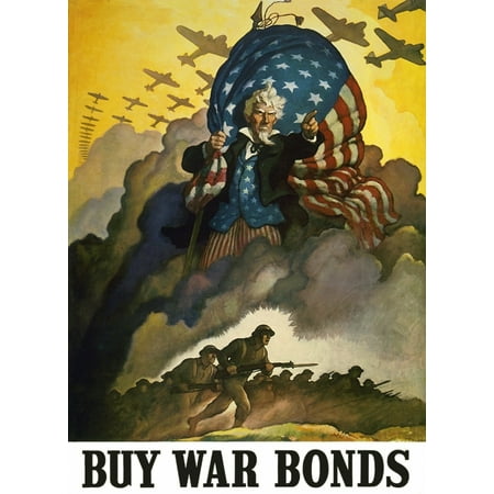 Buy War Bonds Stretched Canvas - (36 x 54)