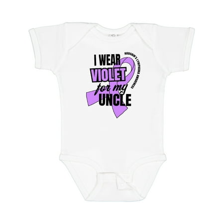 Inktastic I Wear Violet for My Uncle Hodgkins Lymphoma Awareness Gift Baby Boy or Baby Girl Bodysuit
Inktastic I Wear Violet for My Uncle Hodgkins Lymphoma Awareness Gift Baby Boy or Baby Girl Bodysuit