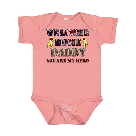 Inktastic Welcome Home Daddy Gift Baby Boy or Baby Girl Bodysuit