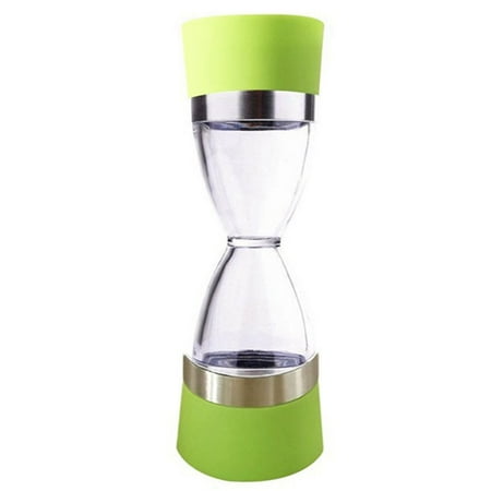 Hourglass Double-Headed Pepper Mill Double-Material Pepper Grinder Manual Grinding Bottle Refillable Spice Tools Adjustable Coarseness-green-7inch
Hourglass Double-Headed Pepper Mill Double-Material Pepper Grinder Manual Grinding Bottle Refillable Spice Tools Adjustable Coarseness-green-7inch