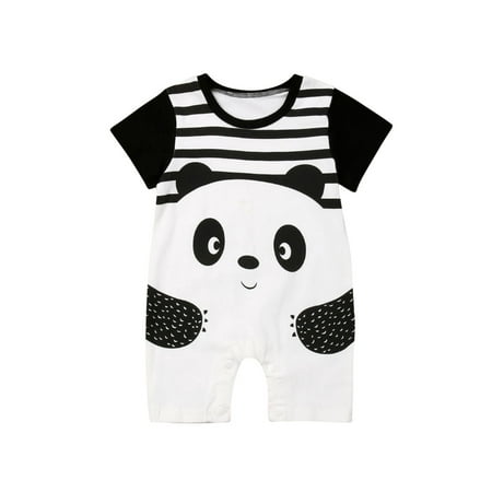 Toddler Baby Boy Girl Clothes Summer Short Sleeve Romper Jumpsuit Newborn Panda Clothing One Piece
Toddler Baby Boy Girl Clothes Summer Short Sleeve Romper Jumpsuit Newborn Panda Clothing One Piece