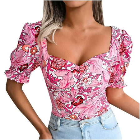 spring tops womens 2023 Fashion Women Casual Short Sleeve Floral Print Chiffon Shirt Knotted Shirt Lantern Sleeve Tops spring tops womens 2023 Red M
spring tops womens 2023 Fashion Women Casual Short Sleeve Floral Print Chiffon Shirt Knotted Shirt Lantern Sleeve Tops spring tops womens 2023 Red M