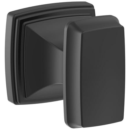 Amerock Revitalize Matte Black Traditional Single Robe Hook