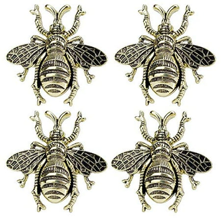 Fennco Styles Modern Bumblebee Metal Napkin Rings Set of 4 – Antique Gold Napkin Rings for Home Décor Dining Table Family Gathering Themed Party Banquet and Special Occasion
Fennco Styles Modern Bumblebee Metal Napkin Rings Set of 4 – Antique Gold Napkin Rings for Home Décor Dining Table Family Gathering Themed Party Banquet and Special Occasion