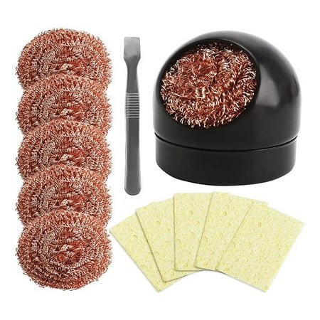 Soldering Tip Cleaner Brass Tip Cleaner Kit Soldering Iron Holder for Cleaning Solder Irons and Tips
Soldering Tip Cleaner Brass Tip Cleaner Kit Soldering Iron Holder for Cleaning Solder Irons and Tips