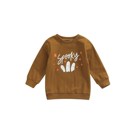Qtinghua Toddler Baby Girl Boy Halloween Sweatshirt Long Sleeve Ghost & Letter Printed Pullover Tops Fall Clothes Brown 3-4 Years
Qtinghua Toddler Baby Girl Boy Halloween Sweatshirt Long Sleeve Ghost & Letter Printed Pullover Tops Fall Clothes Brown 3-4 Years