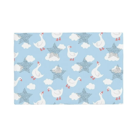 Table Placemats Set of 4 - Cute Goose On A Blue Sky 12x18 In Faux Linen Double Heat Resistant Place Mats Cloth Indoor/Outdoor Placemats Washable Table Mats for Dining Kitchen Party
Table Placemats Set of 4 - Cute Goose On A Blue Sky 12x18 In Faux Linen Double Heat Resistant Place Mats Cloth Indoor/Outdoor Placemats Washable Table Mats for Dining Kitchen Party