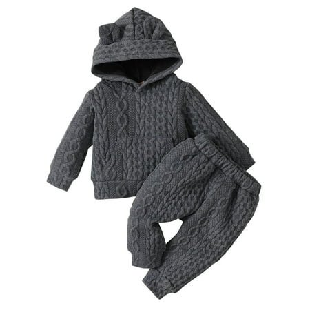 Aompmsdx Baby Boys Girls Patchwork Long Sleeve Hooded Sweatshirt Blouse Tops Solid Pants Trousers Outfit Set 2Pcs Clothesstitch
Aompmsdx Baby Boys Girls Patchwork Long Sleeve Hooded Sweatshirt Blouse Tops Solid Pants Trousers Outfit Set 2Pcs Clothesstitch