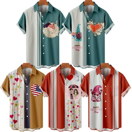 MLFU Valentine s Day Plus Size Short Sleeve Button Down Tee Shirts with Pocket Funky Clothes Up to 8XL
MLFU Valentine s Day Plus Size Short Sleeve Button Down Tee Shirts with Pocket Funky Clothes Up to 8XL