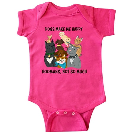 Inktastic Dogs Make Me Happy Hoomans Not So Much Gift Baby Boy or Baby Girl Bodysuit
Inktastic Dogs Make Me Happy Hoomans Not So Much Gift Baby Boy or Baby Girl Bodysuit