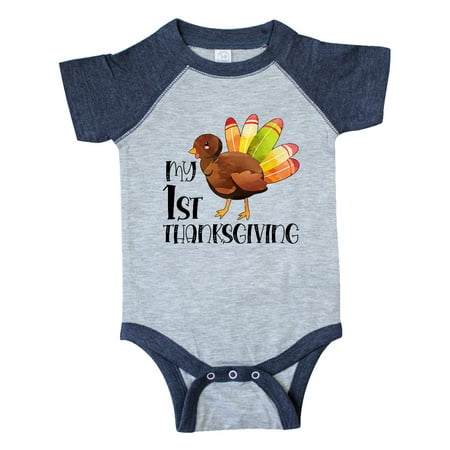 Inktastic My 1st Thanksgiving Cute Baby Turkey Gift Baby Boy or Baby Girl Bodysuit
Inktastic My 1st Thanksgiving Cute Baby Turkey Gift Baby Boy or Baby Girl Bodysuit
