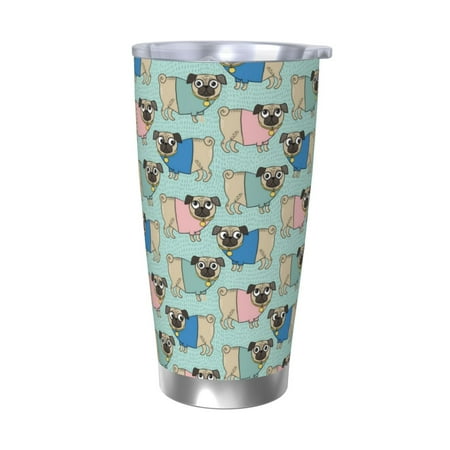 KLL Colorful Pugs Print 40oz Stainless Steel Insulated Car Cup with Spillproof Lid - Keep Your Drink Hot or Cold on the Go-Without Straw
KLL Colorful Pugs Print 40oz Stainless Steel Insulated Car Cup with Spillproof Lid - Keep Your Drink Hot or Cold on the Go-Without Straw