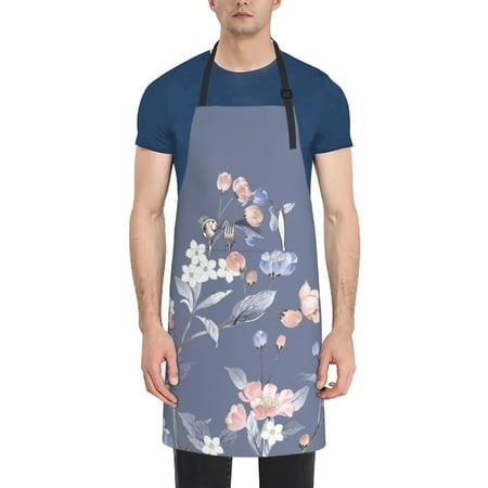 Pofeuu Watercolor Flowers Butterfly Print Waterproof Apron with Pockets Adjustable Cooking Aprons Kitchen Bib for Baking Household Cleaning
Pofeuu Watercolor Flowers Butterfly Print Waterproof Apron with Pockets Adjustable Cooking Aprons Kitchen Bib for Baking Household Cleaning