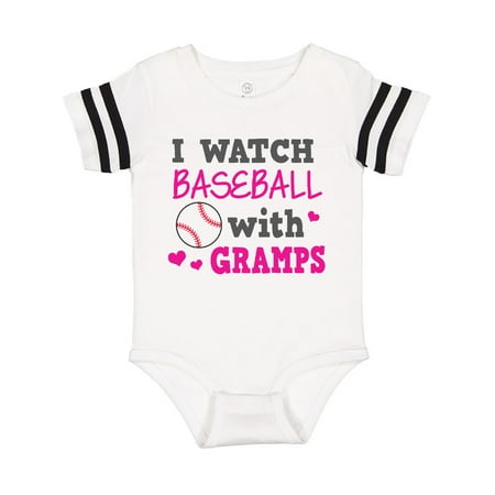 Inktastic I Watch Baseball with My Gramps Gift Baby Boy or Baby Girl Bodysuit