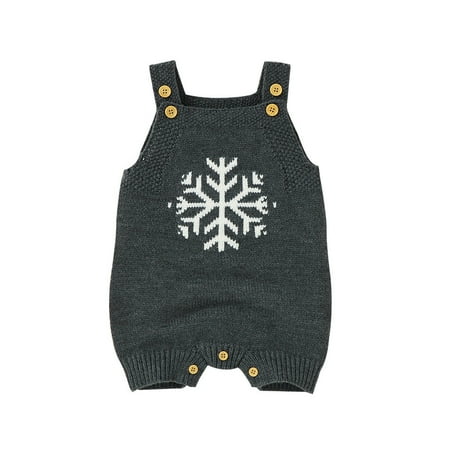 TUOBARR Newborn Baby Girls Christmas Winter Knit Outwear Vest Ruffle Sweater Romper Gray (0-24Months)
TUOBARR Newborn Baby Girls Christmas Winter Knit Outwear Vest Ruffle Sweater Romper Gray (0-24Months)