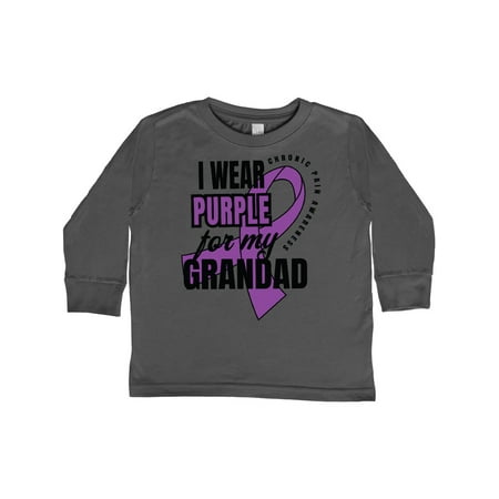 Inktastic Chronic Pain I Wear Purple For My Grandad Gift Toddler Boy or Toddler Girl Long Sleeve T-Shirt
Inktastic Chronic Pain I Wear Purple For My Grandad Gift Toddler Boy or Toddler Girl Long Sleeve T-Shirt