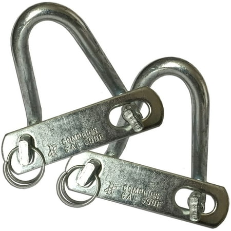 E900 HARDWARE WH-18P Garage Door Containment W-Hook (2-Pack)