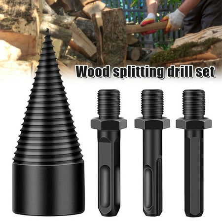 VeliToy 1 Set Firewood Drill Bit Wood Splitter 32mm Removable Log Splitters Drill Bit
VeliToy 1 Set Firewood Drill Bit Wood Splitter 32mm Removable Log Splitters Drill Bit