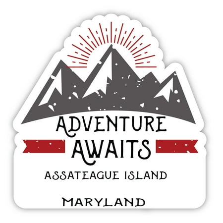 Assateague Island Maryland Souvenir 4-Inch Magnet Adventure Awaits Design