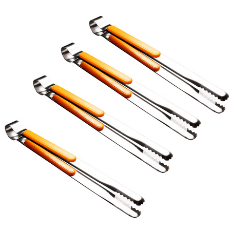 Stainless Steel Kitchen Cooking Tongs Sturdy Grilling Barbeque Brushed Locking Food Tongs Yellow
Stainless Steel Kitchen Cooking Tongs Sturdy Grilling Barbeque Brushed Locking Food Tongs Yellow