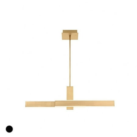 Eurofase Lighting - Cameno Linear Chandelier 1 Light-Satin Gold Finish -
