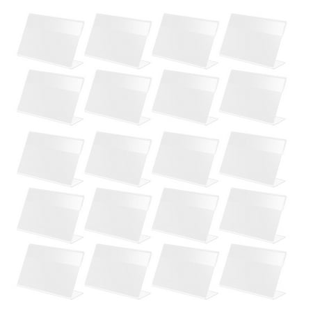 HOMEMAXS 20pcs Plastic Price Tag Holders Supermarket Label Holders L-Shape Display Stands
HOMEMAXS 20pcs Plastic Price Tag Holders Supermarket Label Holders L-Shape Display Stands