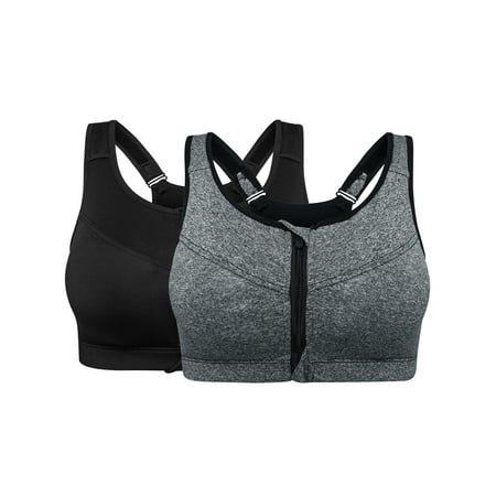 YouLoveIt Women s Comfort Sport Bra 2-pack Women s Push Up Zipper Front Closure Padded Sports Bra Racerback High Impact Workout Crop Tops Yoga Bras
YouLoveIt Women s Comfort Sport Bra 2-pack Women s Push Up Zipper Front Closure Padded Sports Bra Racerback High Impact Workout Crop Tops Yoga Bras