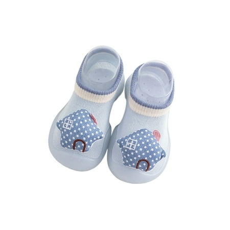 UKAP Toddler Socks Soft Sole Home Shoe First Walker Floor Sock Shoes Lightweight Anti-collision Prewalker Girls Boys Non-Slip Breathable Blue 4.5C
UKAP Toddler Socks Soft Sole Home Shoe First Walker Floor Sock Shoes Lightweight Anti-collision Prewalker Girls Boys Non-Slip Breathable Blue 4.5C