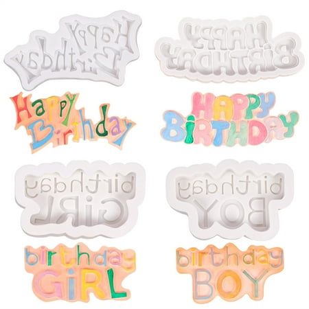 Peryerana Happy Birthday Cake Mold Silicone Letter Mold Baking Tool for DIY Chocolate Candies Biscuits Puddings
Peryerana Happy Birthday Cake Mold Silicone Letter Mold Baking Tool for DIY Chocolate Candies Biscuits Puddings